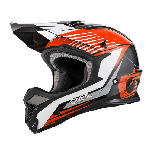 CAPACETE O´NEAL 2021 1SRS STREAM - PRETO / LARANJA